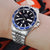 22mm Goma BOR 316L Stainless Steel Watch Band for Orient Kamasu, Brushed and Polished V-Clasp