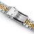 22mm Super-J Louis compatible with Seiko SKX007 Two Tone IP Gold