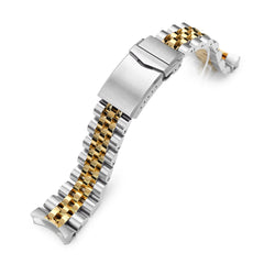 22mm Angus-J Louis compatible with Seiko SKX007 Two Tone IP Gold