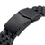 Super Engineer II Watch Band Straight End, 316L Stainless Steel Diamond-like Carbon (DLC coating) V-Clasp 