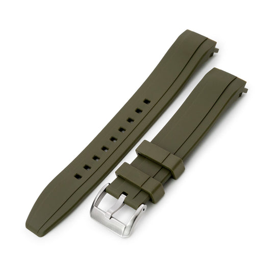 StrapXPro Lite - MX1A Rubber Strap for New Seiko Monster 4th Gen., Military Green