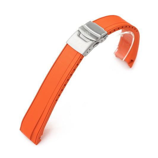 StrapXPro - SRX1A Vulcanized Rubber Strap for Seiko Samruai, King Samruai, Orange