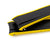 StrapXPro - SX1A Rubber Strap for Seiko SKX007, Black / Yellow