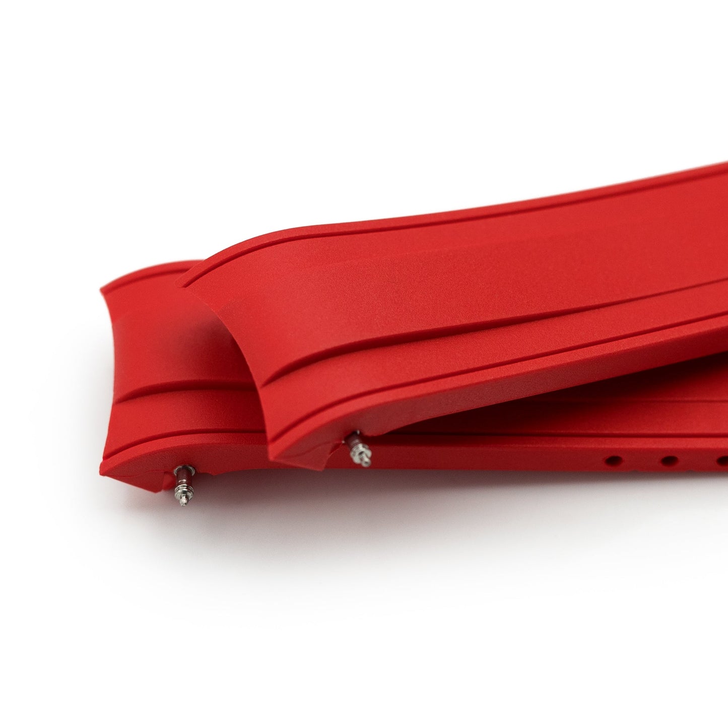 StrapXPro - SX1A Rubber Strap for New Seiko 5 Sport 5KX/GMT, Red